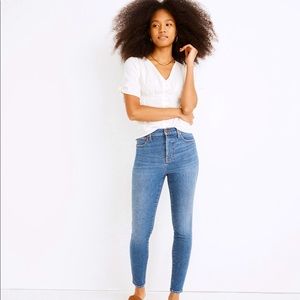 Madewell High Rise Cropped Jeans